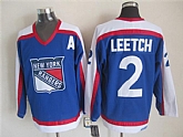 New York Rangers #2 Brian Leetch Light Blue With White Throwback CCM Jerseys,baseball caps,new era cap wholesale,wholesale hats