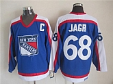 New York Rangers #68 Jaromir Jagr Light Blue With White Throwback CCM Jerseys,baseball caps,new era cap wholesale,wholesale hats