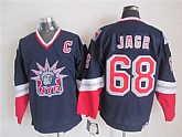New York Rangers #68 Jaromir Jagr Navy Blue Throwback CCM Jerseys,baseball caps,new era cap wholesale,wholesale hats