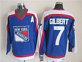 New York Rangers #7 Rod Gilbert Light Blue With White Throwback CCM Jerseys,baseball caps,new era cap wholesale,wholesale hats