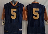 Notre Dame Fighting Irish #5 Everett Golson 2014 Blue With Yellow Jerseys,baseball caps,new era cap wholesale,wholesale hats