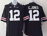 Ohio State Buckeyes #12 Cardale Jones 2014 Black Limited Jerseys,baseball caps,new era cap wholesale,wholesale hats