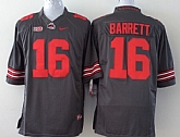 Ohio State Buckeyes #16 J.T. Barrett 2014 Gray Limited Jerseys,baseball caps,new era cap wholesale,wholesale hats