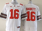 Ohio State Buckeyes #16 J.T. Barrett 2015 Playoff Rose Bowl Special Event Diamond Quest White Jerseys,baseball caps,new era cap wholesale,wholesale hats