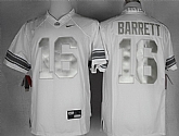 Ohio State Buckeyes #16 J.T. Barrett Platinum White Limited Jerseys,baseball caps,new era cap wholesale,wholesale hats