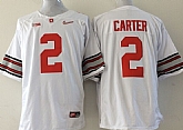Ohio State Buckeyes #2 Cris Carter 2015 Playoff Rose Bowl Special Event Diamond Quest White Jerseys,baseball caps,new era cap wholesale,wholesale hats
