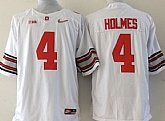 Ohio State Buckeyes #4 Santonio Holmes 2015 Playoff Rose Bowl Special Event Diamond Quest White Jerseys,baseball caps,new era cap wholesale,wholesale hats