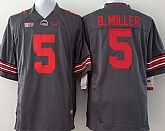 Ohio State Buckeyes #5 Baxton Miller 2014 Gray Limited Jerseys,baseball caps,new era cap wholesale,wholesale hats
