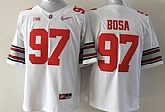 Ohio State Buckeyes #97 Joey Bosa 2015 Playoff Rose Bowl Special Event Diamond Quest White Jerseys,baseball caps,new era cap wholesale,wholesale hats