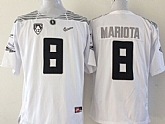 Oregon Duck #8 Marcus Mariota 2015 Playoff Rose Bowl Special Event Diamond Quest White 2015 BCS Patch Jerseys,baseball caps,new era cap wholesale,wholesale hats