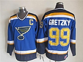 St. Louis Blues #99 Wayne Gretzky 2014 Blue Throwback CCM Jerseys,baseball caps,new era cap wholesale,wholesale hats