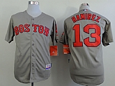 Boston Red Sox #13 Hanley Ramirez 2015 Gray Jerseys,baseball caps,new era cap wholesale,wholesale hats