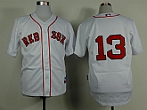 Boston Red Sox #13 Hanley Ramirez White Jerseys,baseball caps,new era cap wholesale,wholesale hats