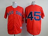 Boston Red Sox #45 Pedro Martinez Red Cool Base Jerseys,baseball caps,new era cap wholesale,wholesale hats