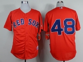Boston Red Sox #48 Pablo Sandoval Red Jerseys,baseball caps,new era cap wholesale,wholesale hats