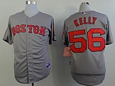 Boston Red Sox #56 Joe Kelly 2015 Gray Jerseys,baseball caps,new era cap wholesale,wholesale hats