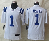 Nike Limited Indianapolis Colts #1 Pat McAfee White Jerseys,baseball caps,new era cap wholesale,wholesale hats
