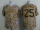 Pittsburgh Pirates #25 Gregory Polanco 2015 Camo Jerseys,baseball caps,new era cap wholesale,wholesale hats
