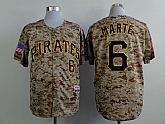 Pittsburgh Pirates #6 Starling Marte 2015 Camo Jerseys,baseball caps,new era cap wholesale,wholesale hats