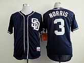 San Diego Padres #3 Derek Norris Navy Blue Jerseys,baseball caps,new era cap wholesale,wholesale hats