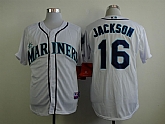 Seattle Mariners #16 Austin Jackson White Jerseys,baseball caps,new era cap wholesale,wholesale hats