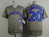 Toronto Blue Jays #20 Josh Donaldson Gray Jerseys,baseball caps,new era cap wholesale,wholesale hats