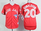 Toronto Blue Jays #20 Josh Donaldson Red Jerseys,baseball caps,new era cap wholesale,wholesale hats