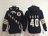 Womens Boston Bruins #40 Tuukka Rask Black Old Time Hockey Hoodie,baseball caps,new era cap wholesale,wholesale hats