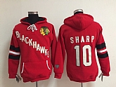 Womens Chicago Blackhawks #10 Patrick Sharp Red Old Time Hockey Hoodie,baseball caps,new era cap wholesale,wholesale hats