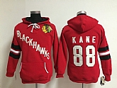 Womens Chicago Blackhawks #88 Patrick Kane Red Old Time Hockey Hoodie,baseball caps,new era cap wholesale,wholesale hats