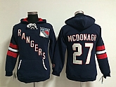 Womens New York Rangers #27 Ryan Mcdonagh Navy Blue Old Time Hockey Hoodie,baseball caps,new era cap wholesale,wholesale hats