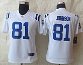 Womens Nike Limited Indianapolis Colts #81 Johnson White Jerseys,baseball caps,new era cap wholesale,wholesale hats