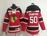Youth Chicago Blackhawks #50 Corey Crawford Red Hoodie,baseball caps,new era cap wholesale,wholesale hats