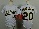 Youth Oakland Athletics #20 Josh Donaldson White Jerseys,baseball caps,new era cap wholesale,wholesale hats