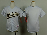 Youth Oakland Athletics Blank White Jerseys,baseball caps,new era cap wholesale,wholesale hats