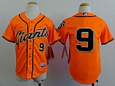 Youth San Francisco Giants #9 Brandon Belt Orange Jerseys,baseball caps,new era cap wholesale,wholesale hats