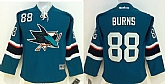 Youth San Jose Sharks #88 Brent Burns Blue Jerseys,baseball caps,new era cap wholesale,wholesale hats