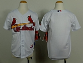 Youth St. Louis Cardinals Blank White Jerseys,baseball caps,new era cap wholesale,wholesale hats