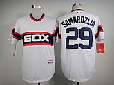 Chicago White Sox #29 Jeff Samardzija 1983 White Pullover Jerseys,baseball caps,new era cap wholesale,wholesale hats
