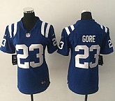 Womens Nike Indianapolis Colts #23 Gore Blue Game Jerseys,baseball caps,new era cap wholesale,wholesale hats