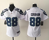 Womens Nike Seattle Seahawks #88 Jimmy Graham White Game Jerseys,baseball caps,new era cap wholesale,wholesale hats