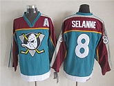 Anaheim Ducks #8 Teemu Selanne Blue Throwback CCM Jerseys,baseball caps,new era cap wholesale,wholesale hats