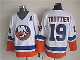 New York Islanders #19 Bryan Trottier CCM Throwback White Jerseys,baseball caps,new era cap wholesale,wholesale hats