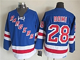 New York Rangers #28 Tie Domi Light Blue Throwback CCM Jerseys,baseball caps,new era cap wholesale,wholesale hats
