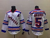 New York Rangers #5 Dan Girardi White Jerseys,baseball caps,new era cap wholesale,wholesale hats