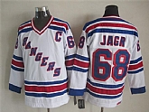 New York Rangers #68 Jaromir Jagr White Throwback CCM Jerseys,baseball caps,new era cap wholesale,wholesale hats