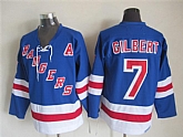 New York Rangers #7 Rod Gilbert Light Blue Throwback CCM Jerseys,baseball caps,new era cap wholesale,wholesale hats