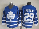 Toronto Maple Leafs #29 Felix Potvin Blue Throwback CCM Jerseys,baseball caps,new era cap wholesale,wholesale hats
