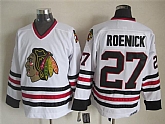 Chicago Blackhawks #27 Jeremy Roenick White Throwback CCM Jerseys,baseball caps,new era cap wholesale,wholesale hats