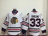 Chicago Blackhawks #33 Darling White Jerseys,baseball caps,new era cap wholesale,wholesale hats